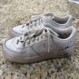 Worn out Air Force 1s